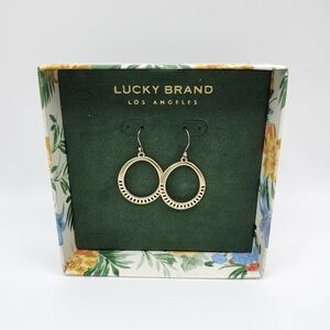 LUCKY BRAND  hoop earrings.